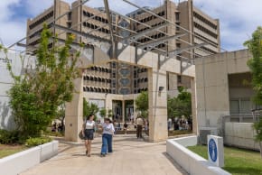 View of the Tel Aviv University campus. May 15, 2025.