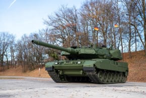 Rafael's Trophy on the Leopard tank