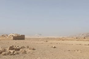Una vista del desierto iraquí.