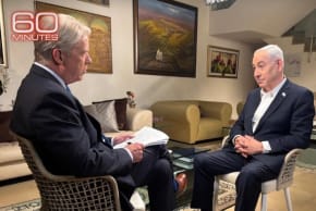 PRIME MINISTER Benjamin Netanyahu on 60 Minutes.