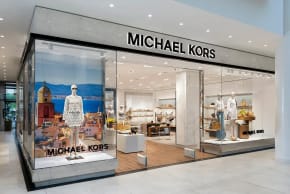 The Michael Kors store reopened after a luxury renovation