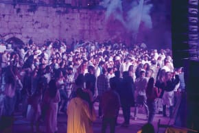 PART OF the crowd who came to HaGal Sheli benefit at the Tower of David Museum in support of trauma therapy.