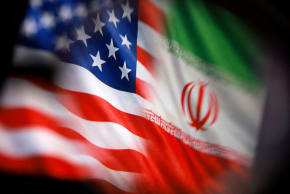 US and Iranian flags are seen in this illustration taken March 23, 2026. 