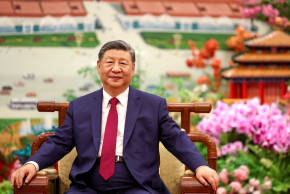 Chinese President Xi Jinping attends a tea ceremony with Russian President Vladimir Putin following their meeting at the Great Hall of the People in Beijing, China May 20, 2026.