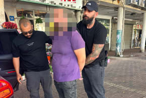ISRAEL POLICE arrest a suspect in the murder of Rabbi Amos Guetta, July 1, 2026.