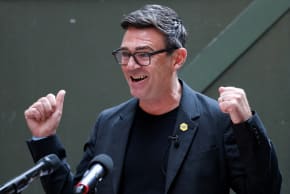 Andy Burnham, British member of parliament (MP) for Makerfield, delivers a speech at the People's History Museum in Manchester, Britain, June 29, 2026.