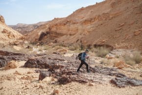 Israelis hike at Nahal Hava in the Negev, southern Israel, January 30, 2026; Illustrative.