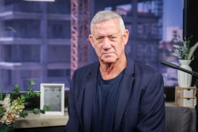 Benny Gantz at The Jerusalem Post studio, August 3, 2026.