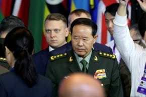China's Central Military Commission member Liu Zhenli arrives for the Beijing Xiangshan Forum in Beijing, China October 30, 2023.