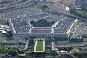 In an aerial view, the Pentagon, headquarters for the United States Defense Department is seen on August 13, 2026 in Arlington, Virginia.