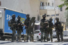 Israeli security forces raid the Askar refugee camp in the West Bank, September 4, 2026