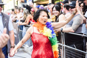 Mayor of Toronto Olivia Chow participates in the 2026 Toronto Pride Parade on June 28, 2026 in Toronto, Ontario. 