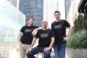 Buildots founders: Roy Danon, Aviv Leibovici, and Ziv Kop.