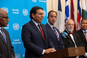 Danon with AMBASSADOR JEFF BARTOS US Representative for UN Management and Reform