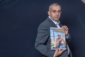 Rabbi Elhanan Danino, father of Israeli hostage Ori Danino, who was murdered by Hamas terrorists while being held hostage in Gaza, March 13 2025.