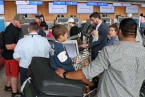 FILE PHOTO: First group of White South Africans under U.S. Under Trump's Refugee plan, arrives in Dulles Wednesday, 23rd September 2026