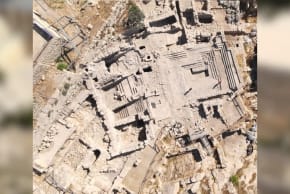 The Ophel archaeological site where a monumental complex housing several Second Temple-era mikvaot were uncovered by the Hebrew University of Jerusalem, September 23, 2026.