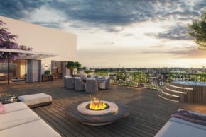 An illustration of the MOPHET residential project in Ra'anana.