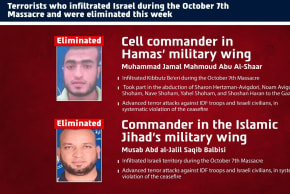 The IDF killed Muhammad Jamal Mahmoud Abu Al-Shaar and Musab Abd al-Jalil Saqib Balbisi in a Thursday statement. 