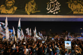 Celebrations after the withdrawal of US-led coalition forces from Iraq, in Baghdad Wednesday, 30th September 2026