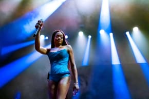 Azealia Banks performs at O2 Academy Brixton on September 13, 2024 in London, England. 