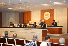 Lawmakers in Libya's House of Representatives, Benghazi, October 2026; illustrative.