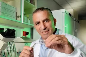 In a laboratory, during the process of creating an organ. Aryeh Batt of Precise Bio.