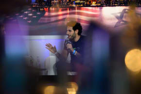Nuseir Yassin "Nas Daily" speaks at the Jerusalem Post Conference on May 19, 2025, in New York City. 