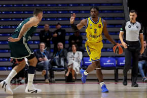 Maccabi Tel Aviv player Jimmy Clark.