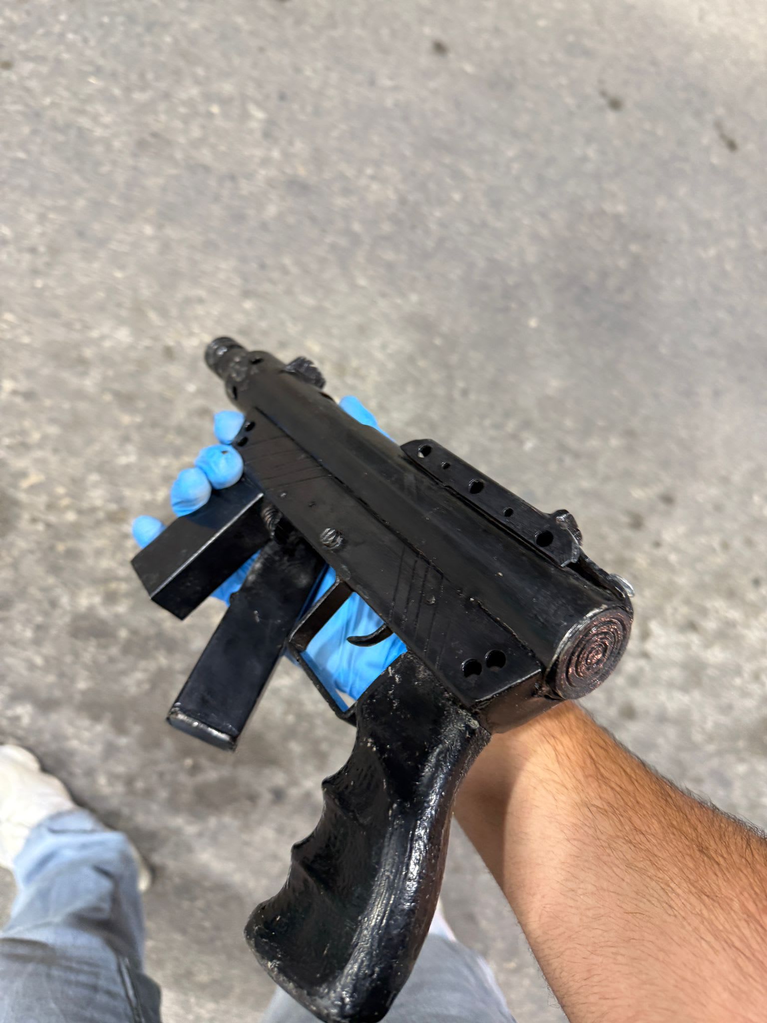 A GUN being smuggled from the West Bank to east Jerusalem, found by Israel Police, February 15, 2026. (photo credit: Police Spokesperson )