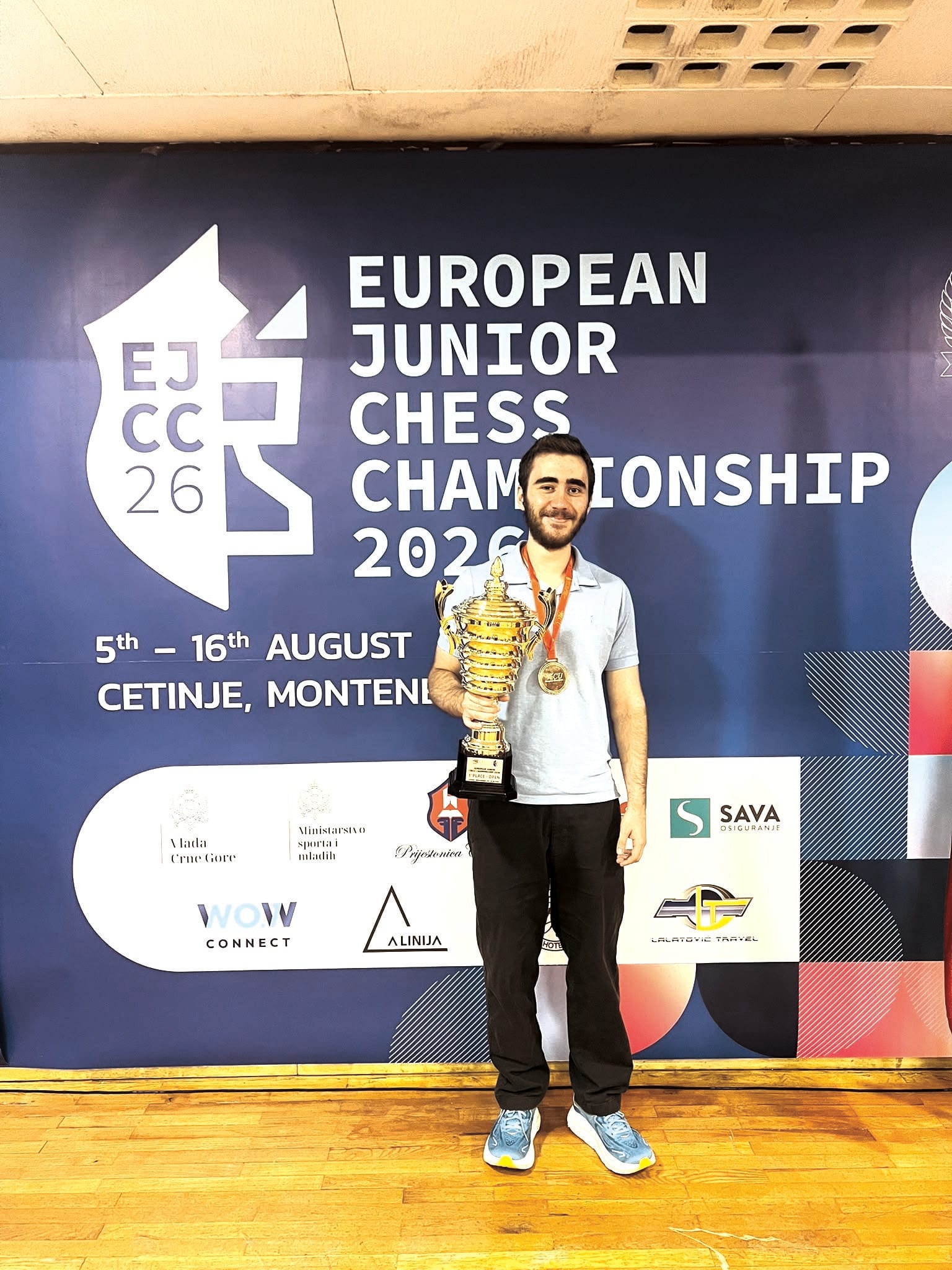 Israeli grandmaster Yahli Sokolovsky wins European Under-20 Chess Championship