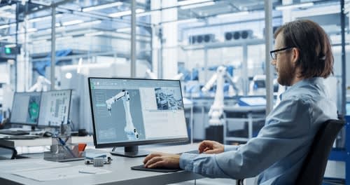 Illustration: High tech office (photo credit: SHUTTERSTOCK)