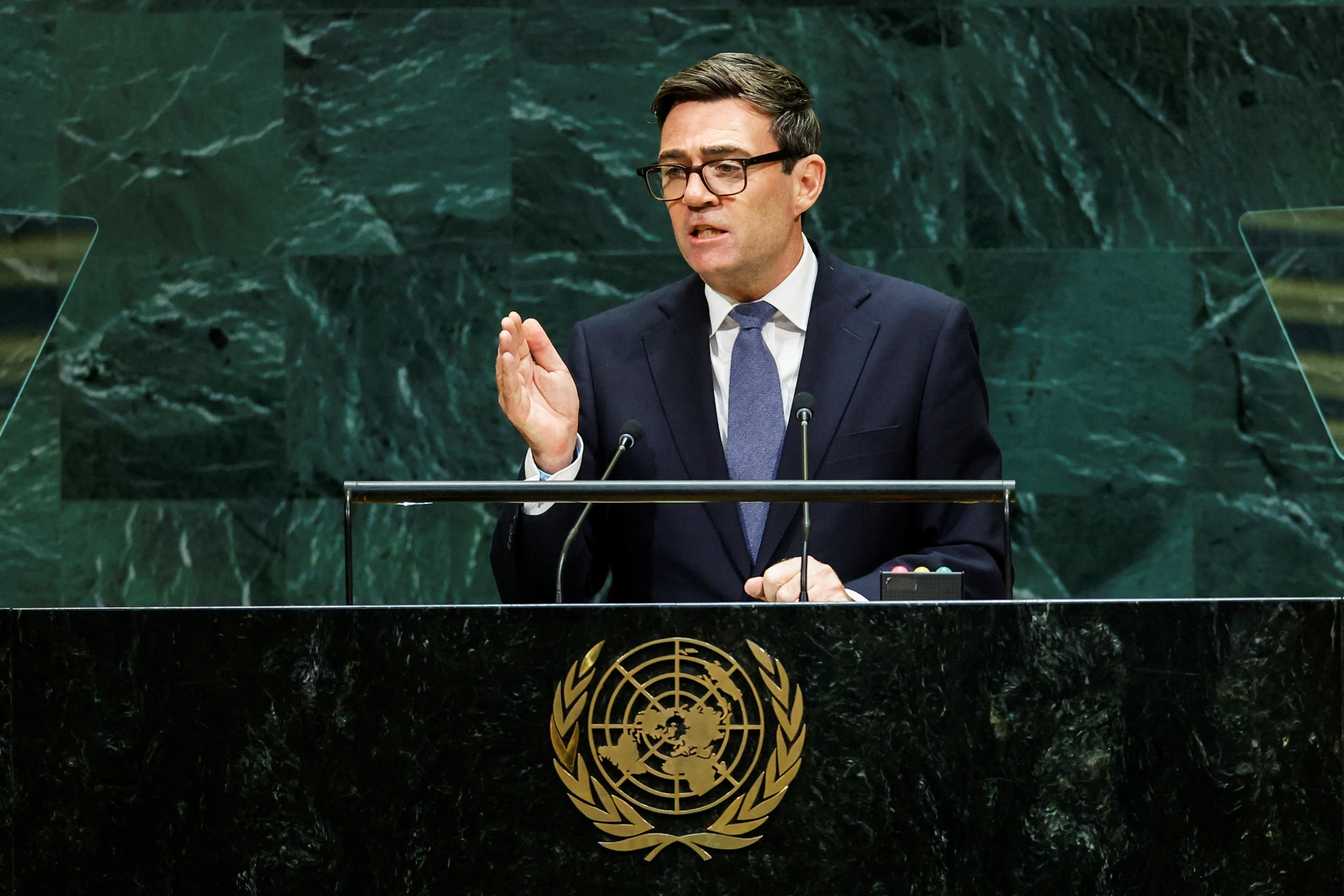 E1 settlements 'cannot be allowed,' Israeli action unjustified by Oct 7., Burnham says at UN
