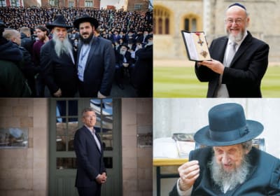 Rabbis Sholom Duchman, Dov Landau, Ephraim Mirvis, Rick Jacobs, and Mendy Kotlarsky