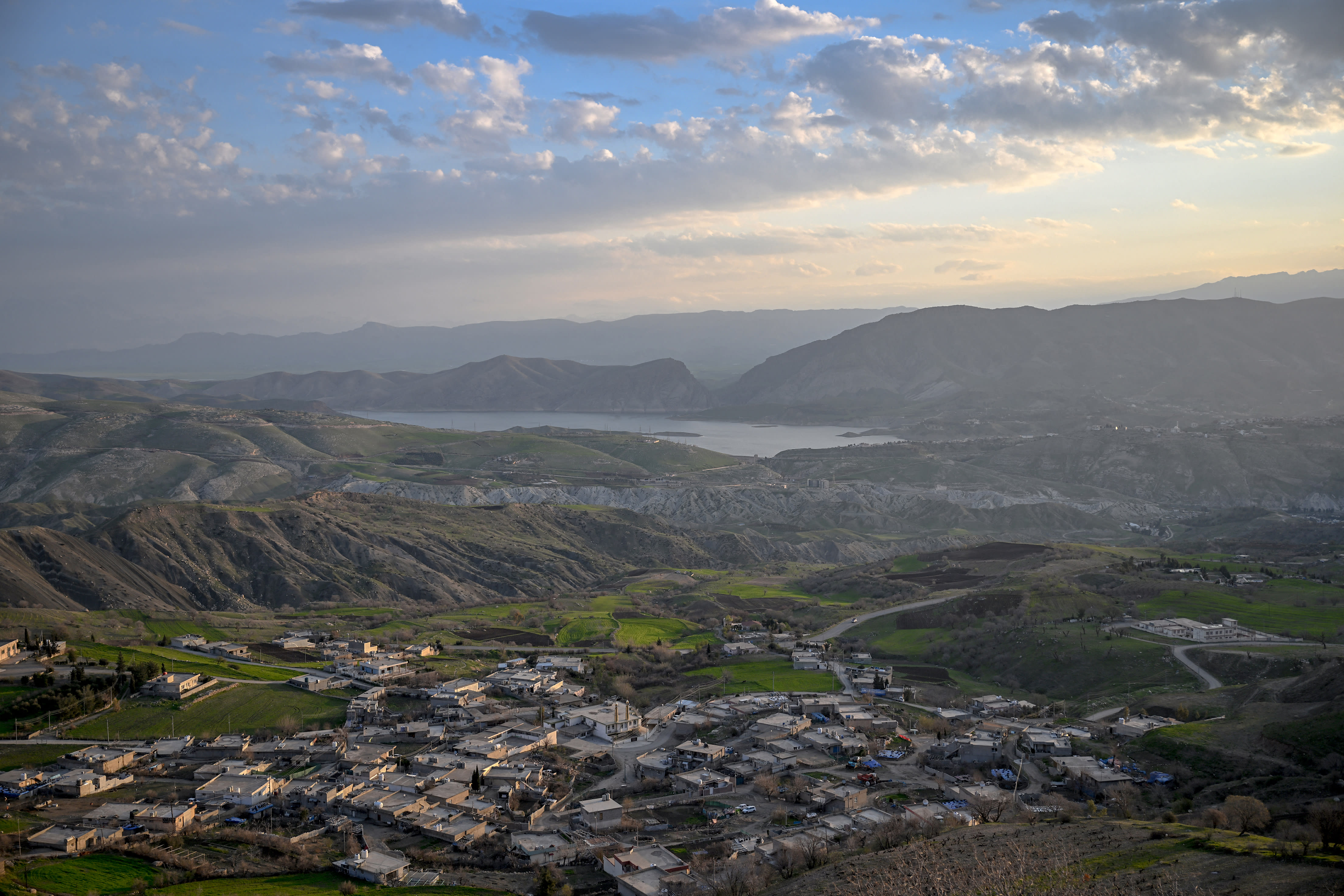 A general view shows the Dukan dam in Sulaimaniyah in Iraq
