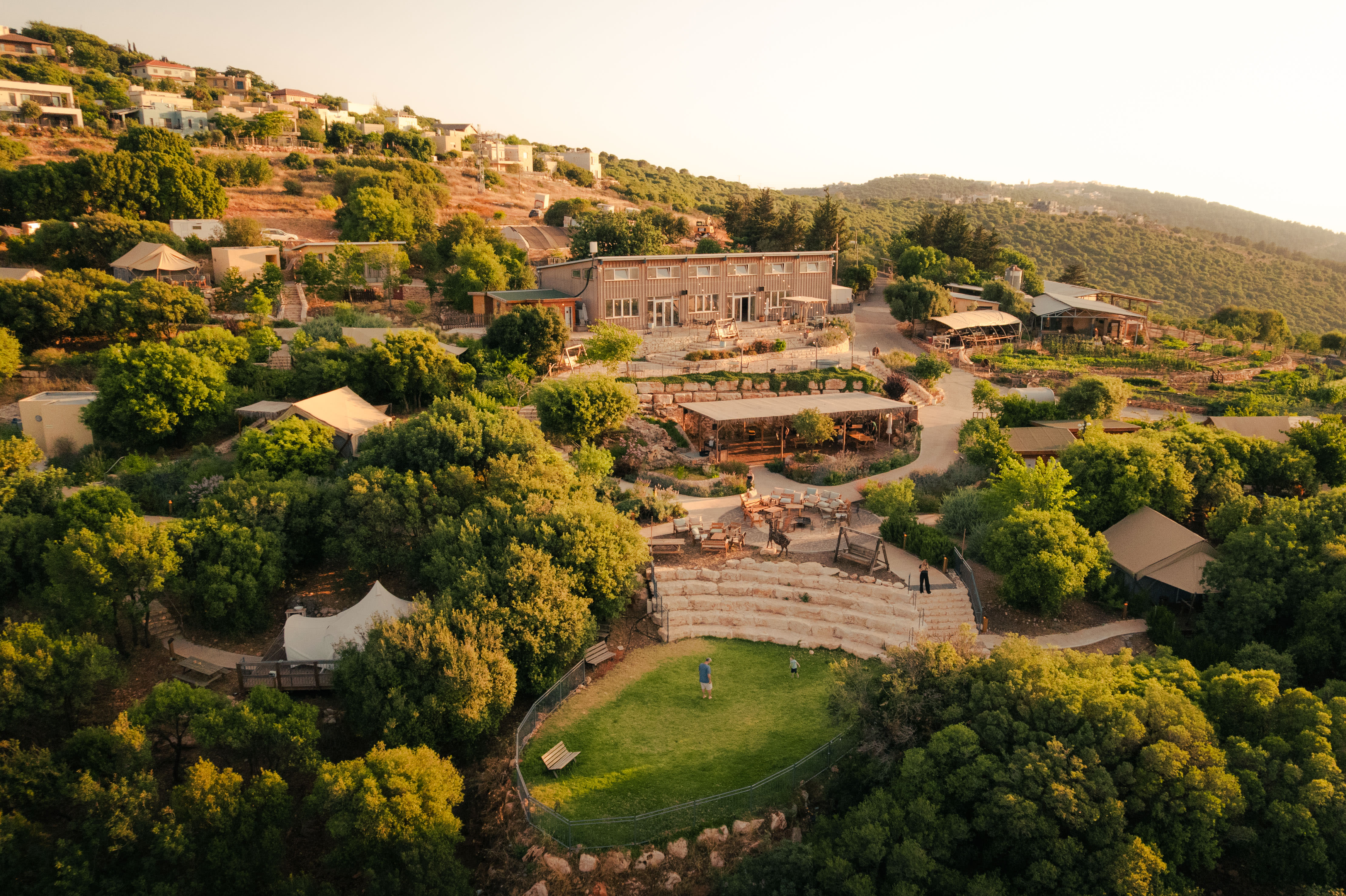 An aerial image of Rom farm.  (photo credit: Courtesy Rom Farm)