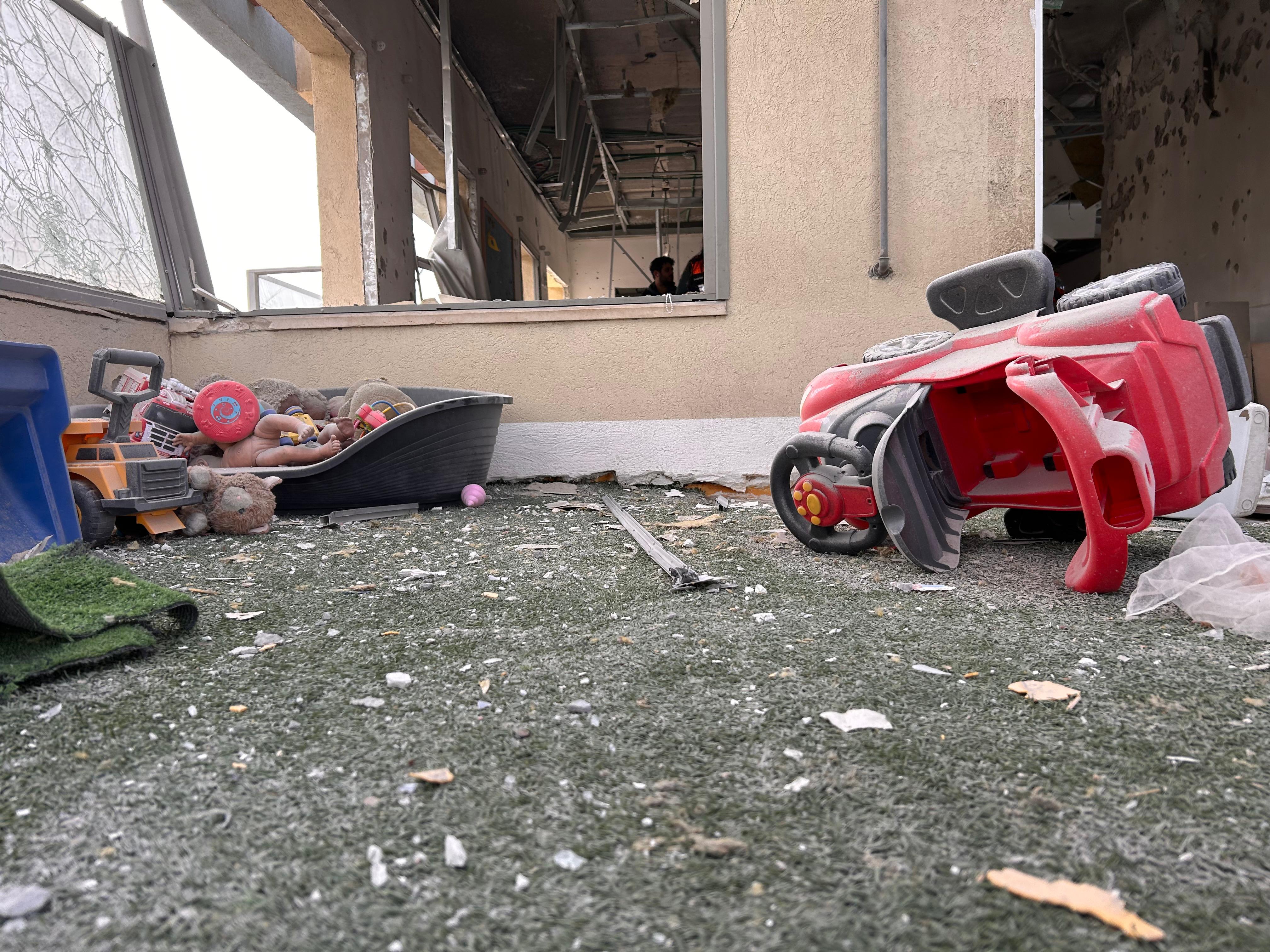 Kindergarten in Rishon Lezion damaged...