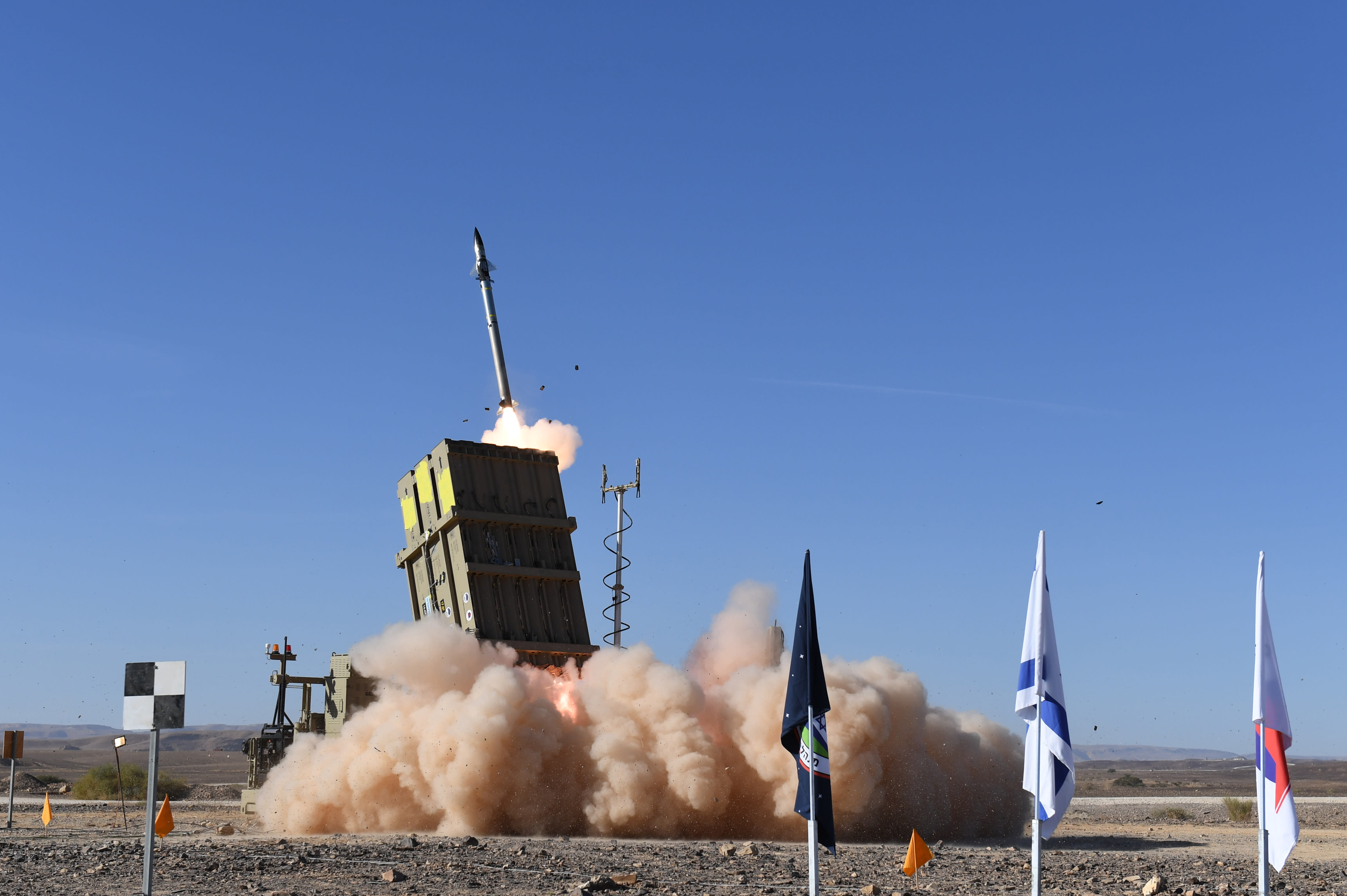 Iron Dome missile test (photo credit: DEFENSE MINISTRY) Iron Dome missile test (photo credit: DEFENSE MINISTRY)