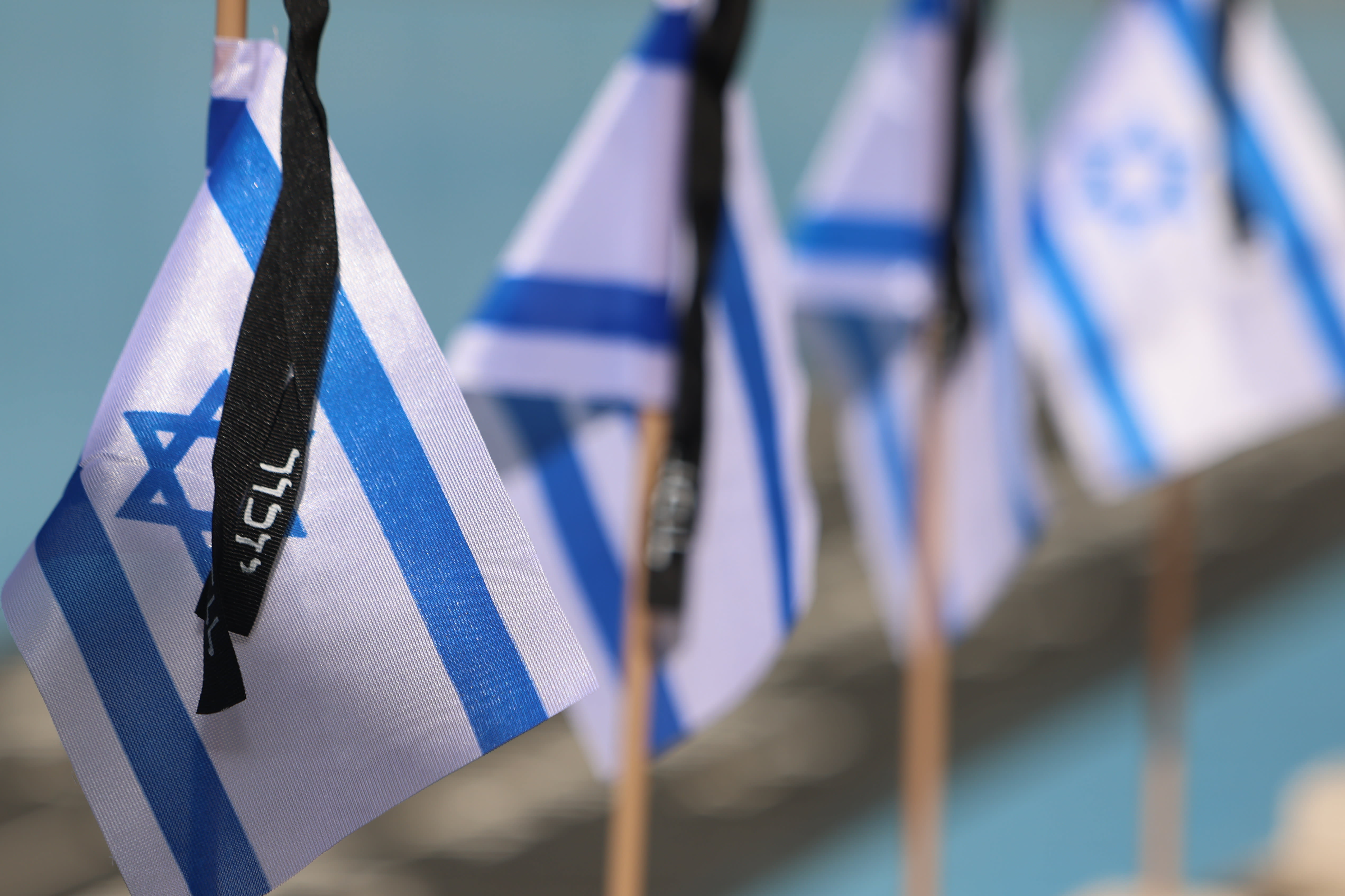 Memorial ceremony on Har Herzl in Jerusalem, Israel. April 19, 2026. (photo credit: MARC ISRAEL SELLEM)