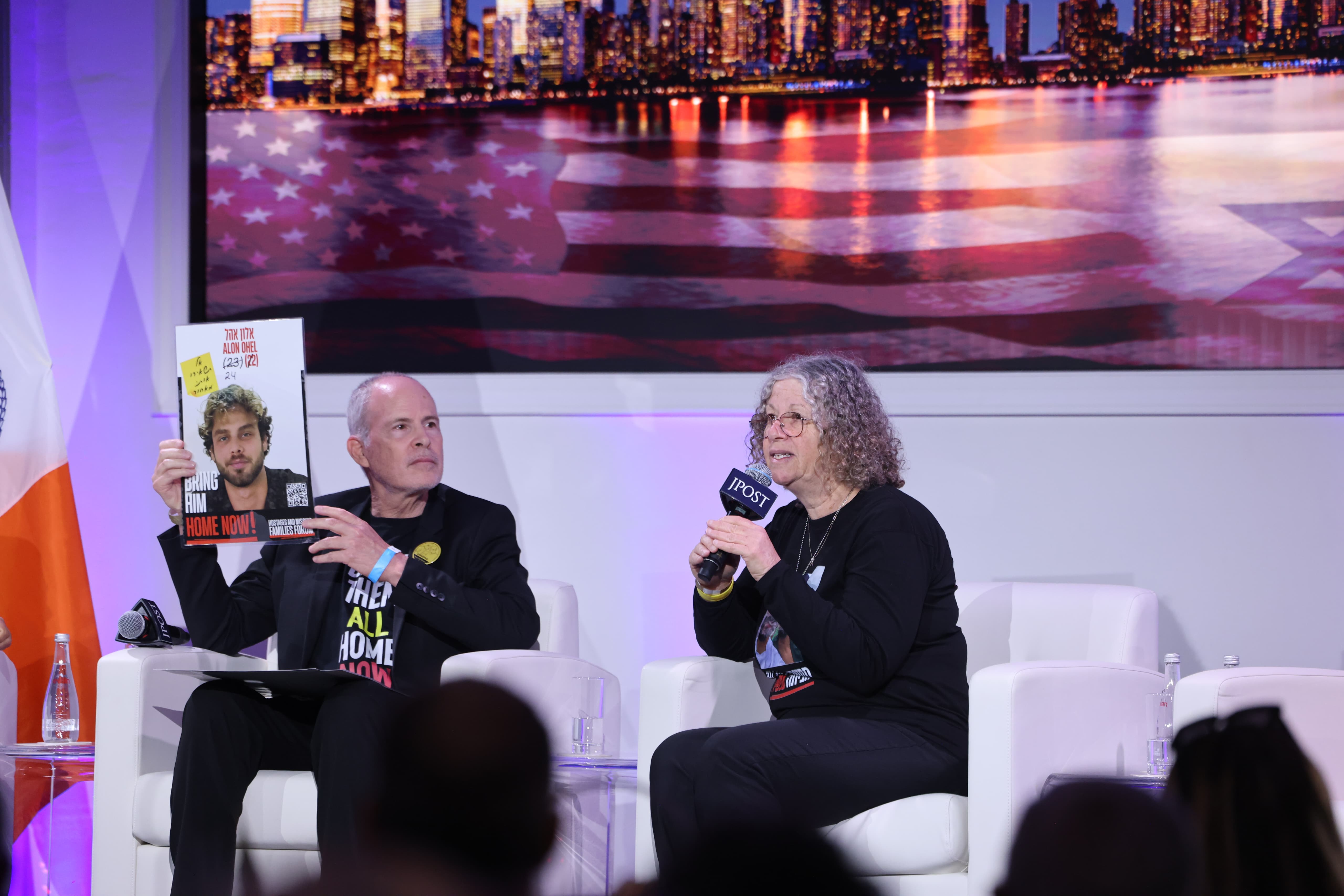  Keith and Aviva Siegel  speak at The Jerusalem Post