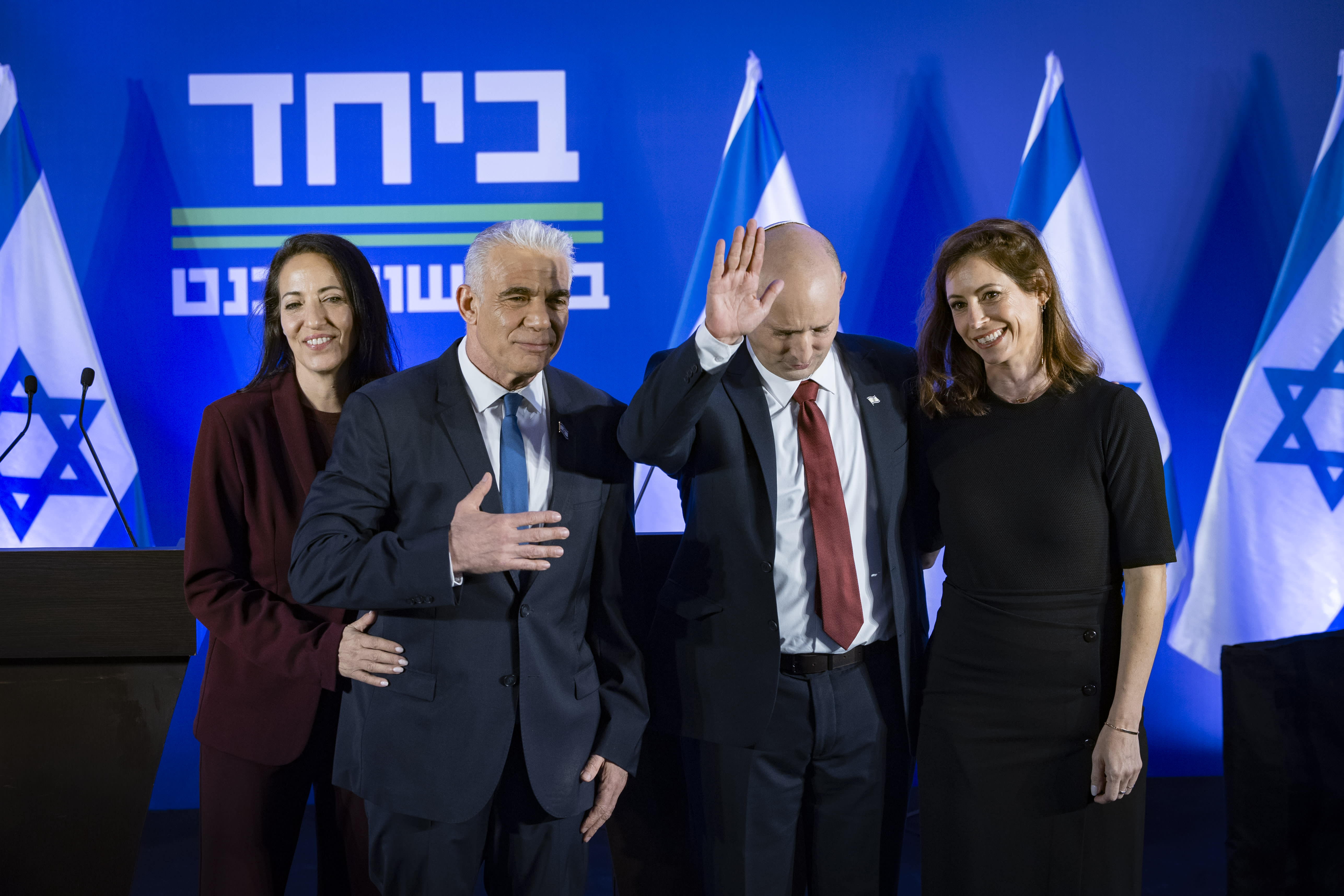 Yair Lapid and Naftali Bennett have formed a party Together. What this merger represents – regardless of the intent – is something Israeli politics has been missing for far too long – the possibility of unity, the writer notes. (photo credit: CHAIM GOLDBERG/FLASH90)