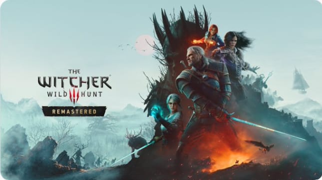 A screenshot of a release poster of The Witcher 3 Wild Hunt Remastered. (photo credit: Screenshot/X/CD PROJEKT RED IR)