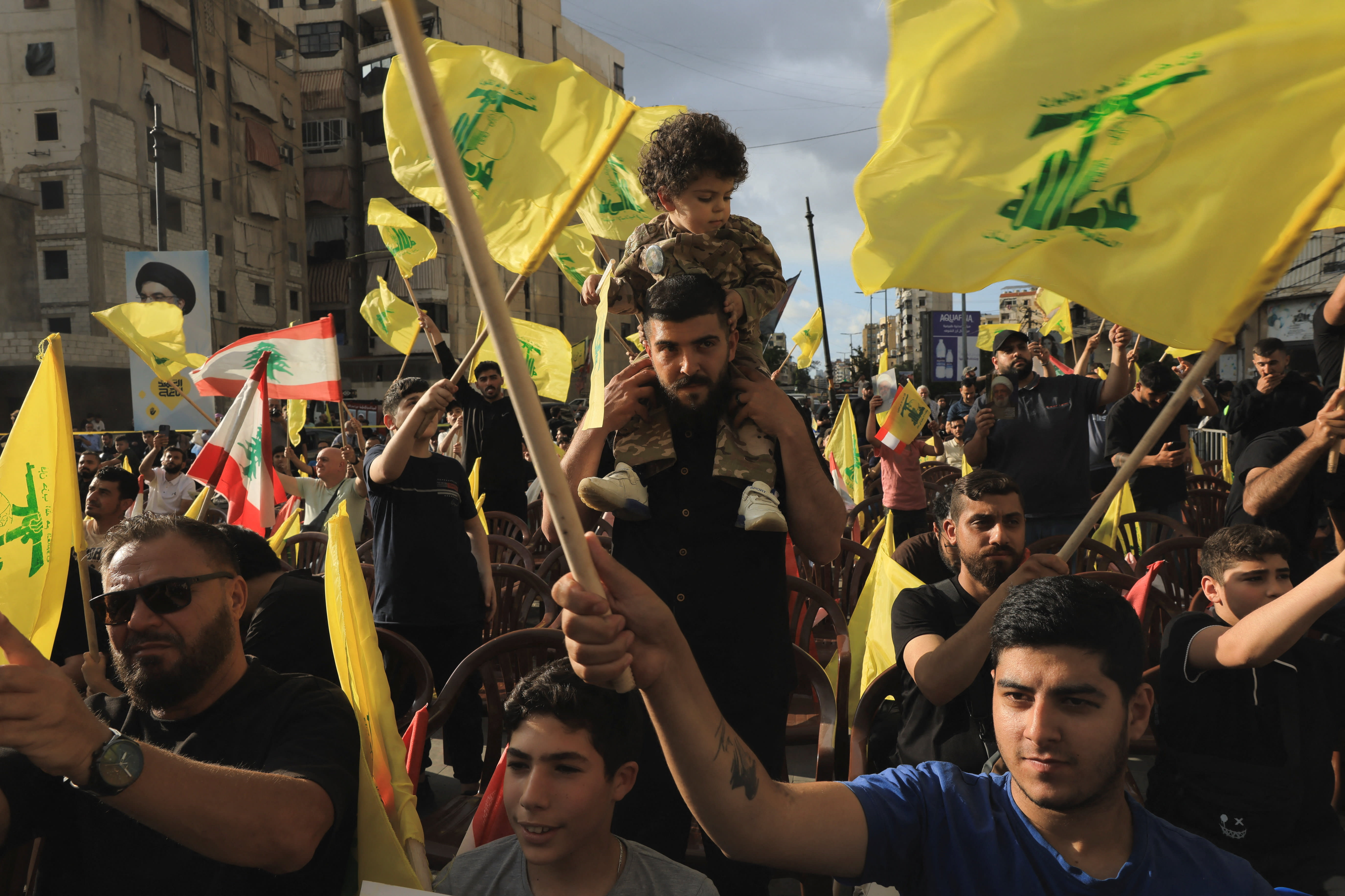 Supporters of Lebanon