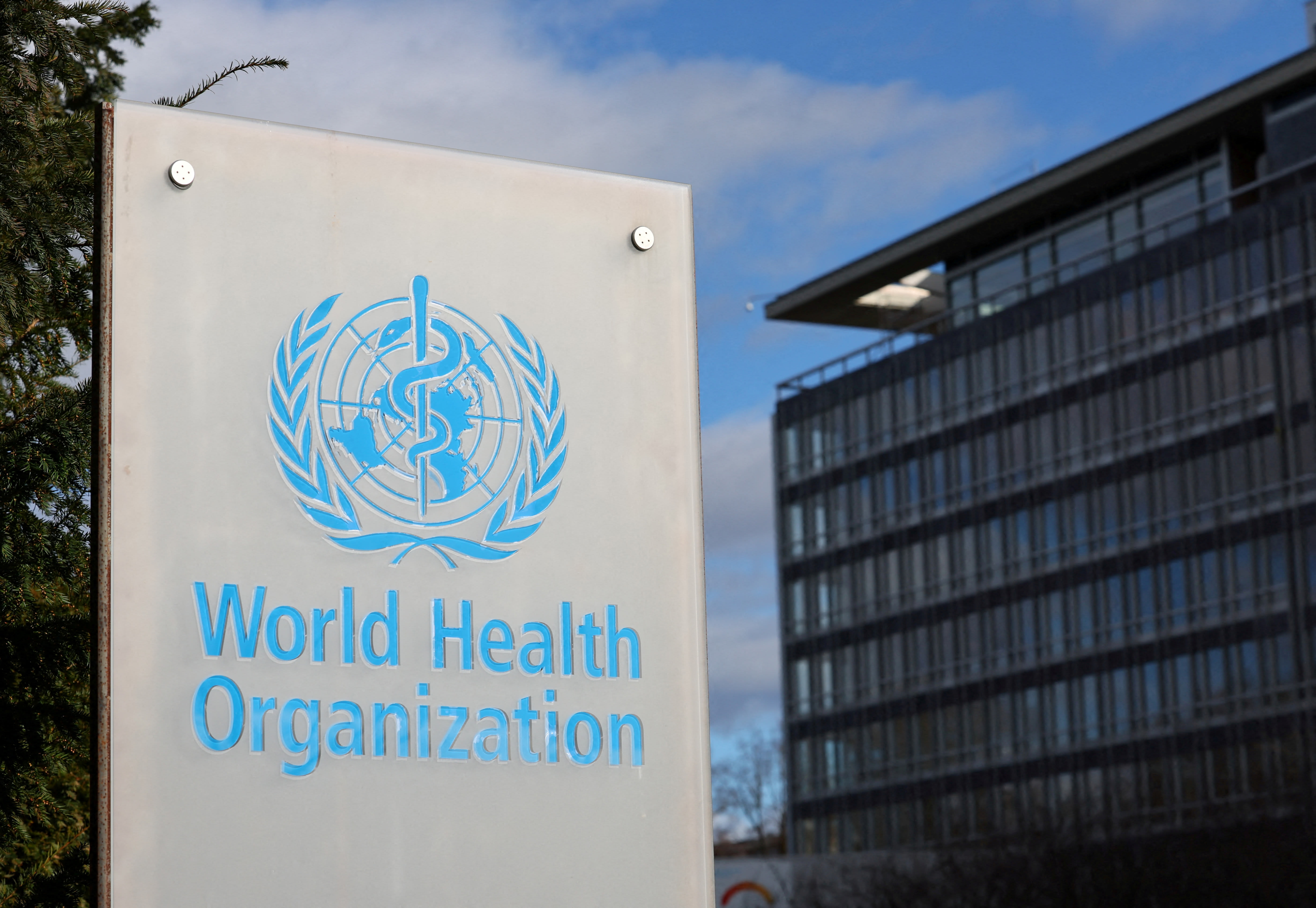 FILE PHOTO: A view shows The World Health Organization (WHO) headquarters in Geneva, Switzerland, January 28, 2025.  (photo credit: REUTERS/DENIS BALIBOUSE/FILE PHOTO)
