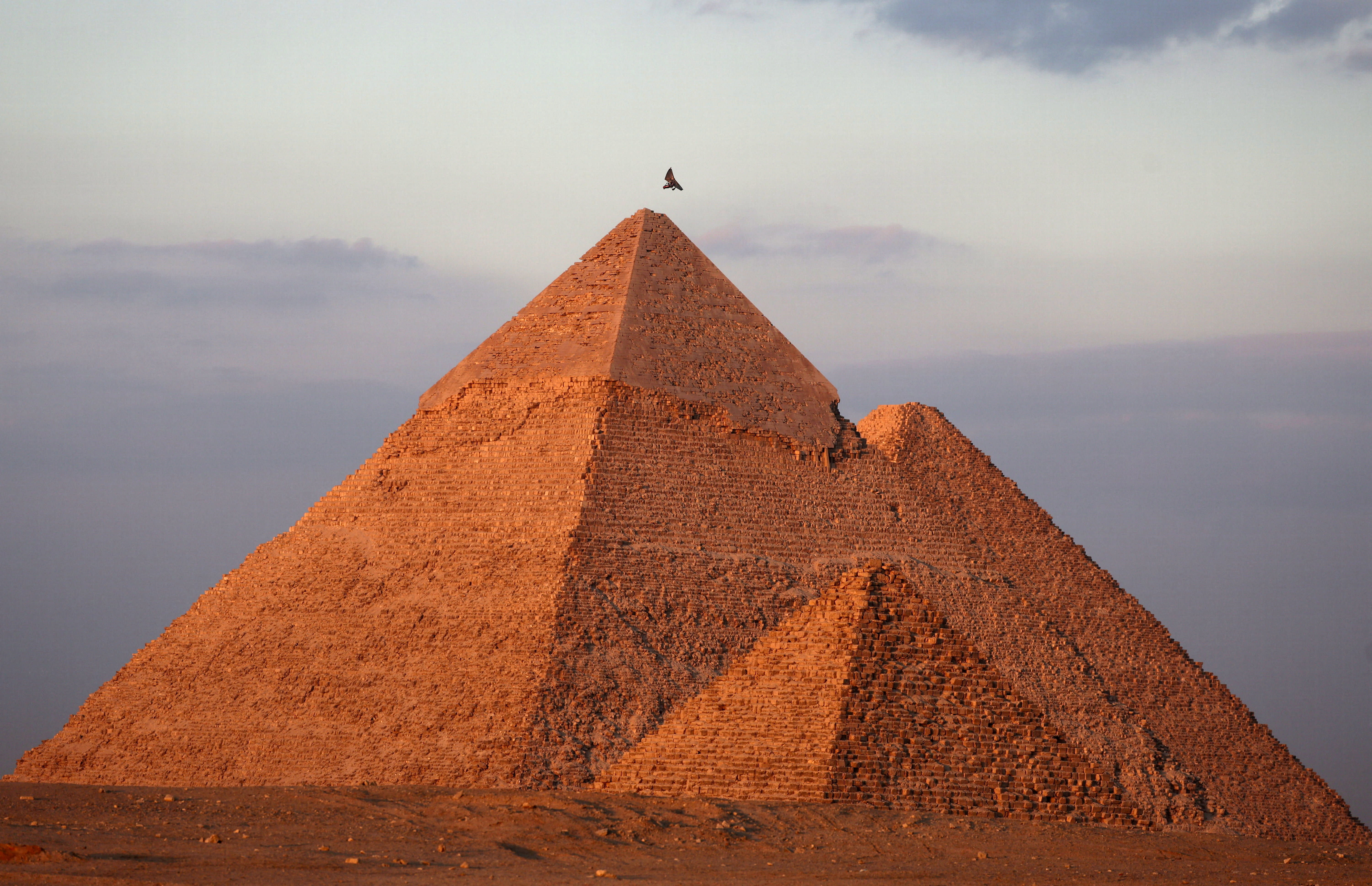 A general view of the Great Pyramids in Giza, Egypt, November 15, 2025. (photo credit: REUTERS/MOHAMED ABD EL GHANY)