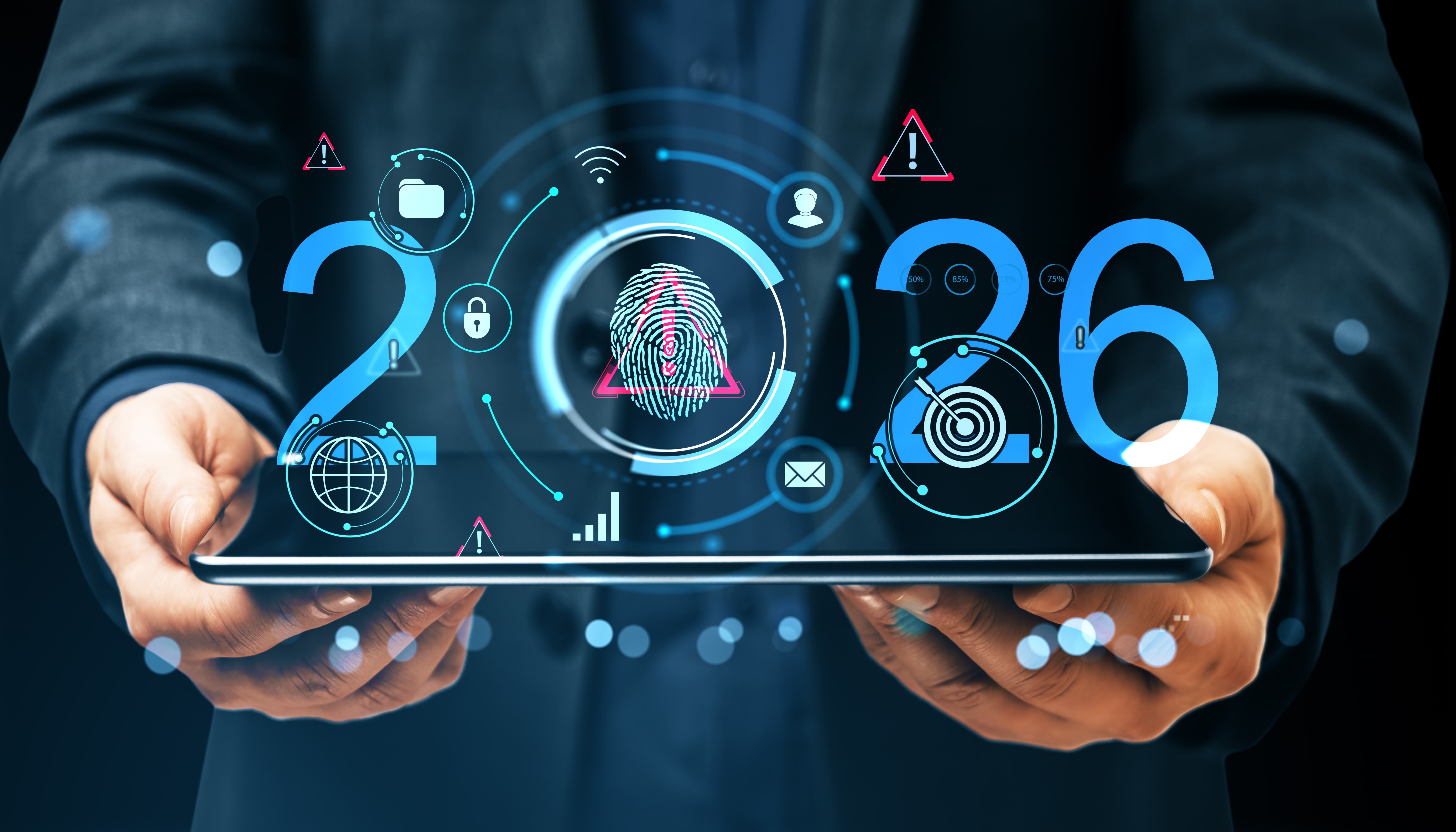 An illustrative image depicting cyber trends and risks in the year 2026. (photo credit: Who is Danny/Shutterstock)