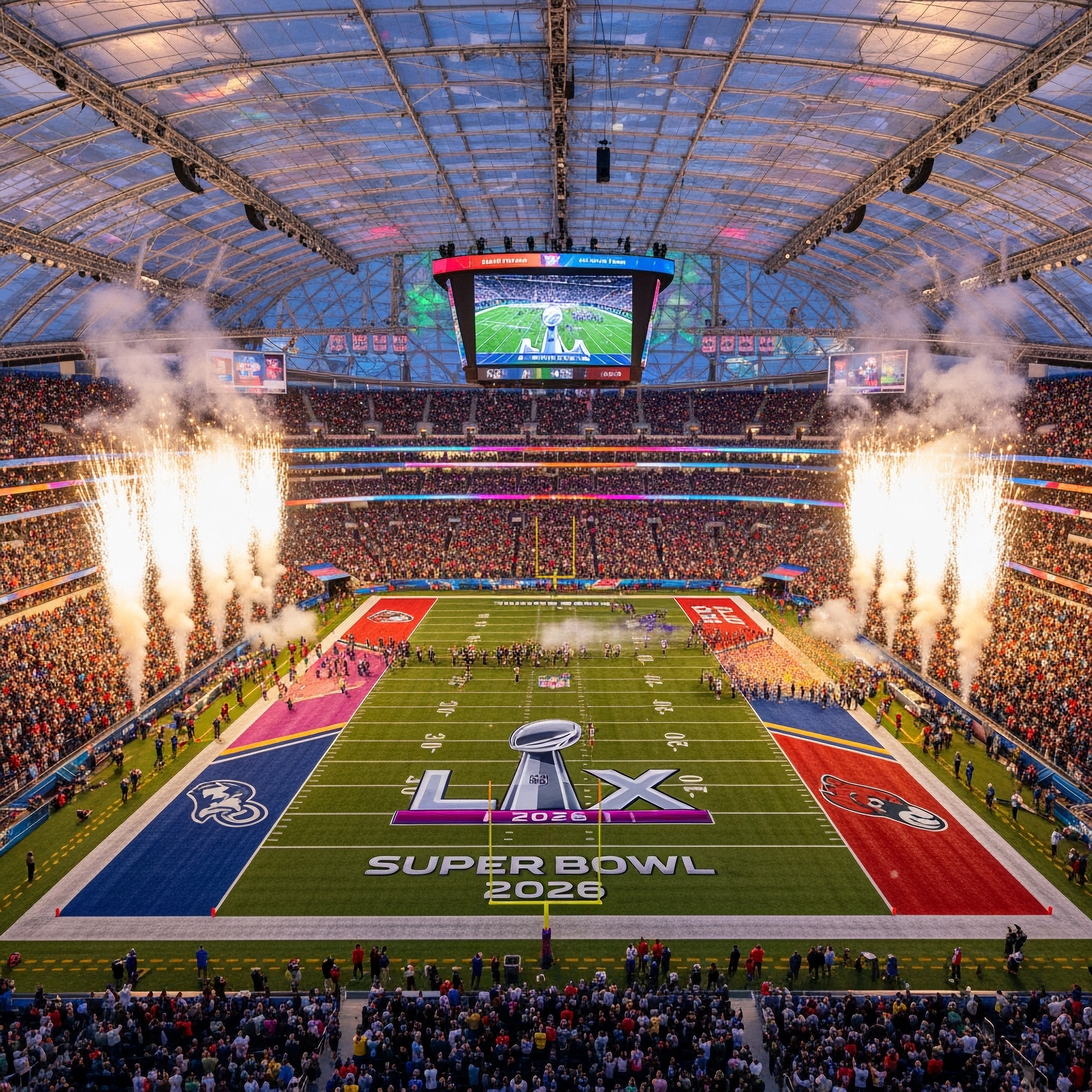 Superbowl 2026 (photo credit: Shutterstock AI)