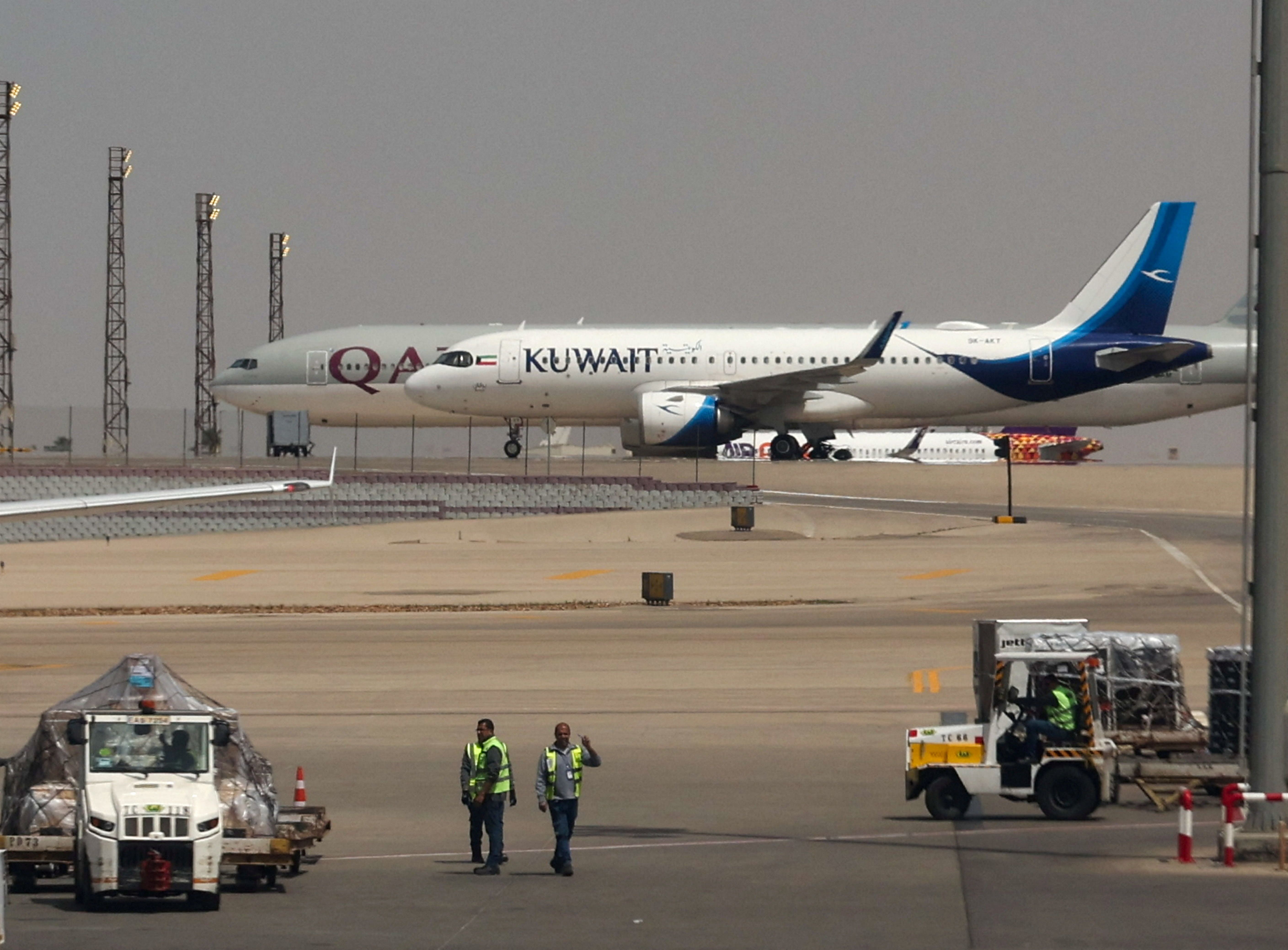 Drone attack sparks fire at Kuwaiti Airport, tanker off Qatar hit as Iran...