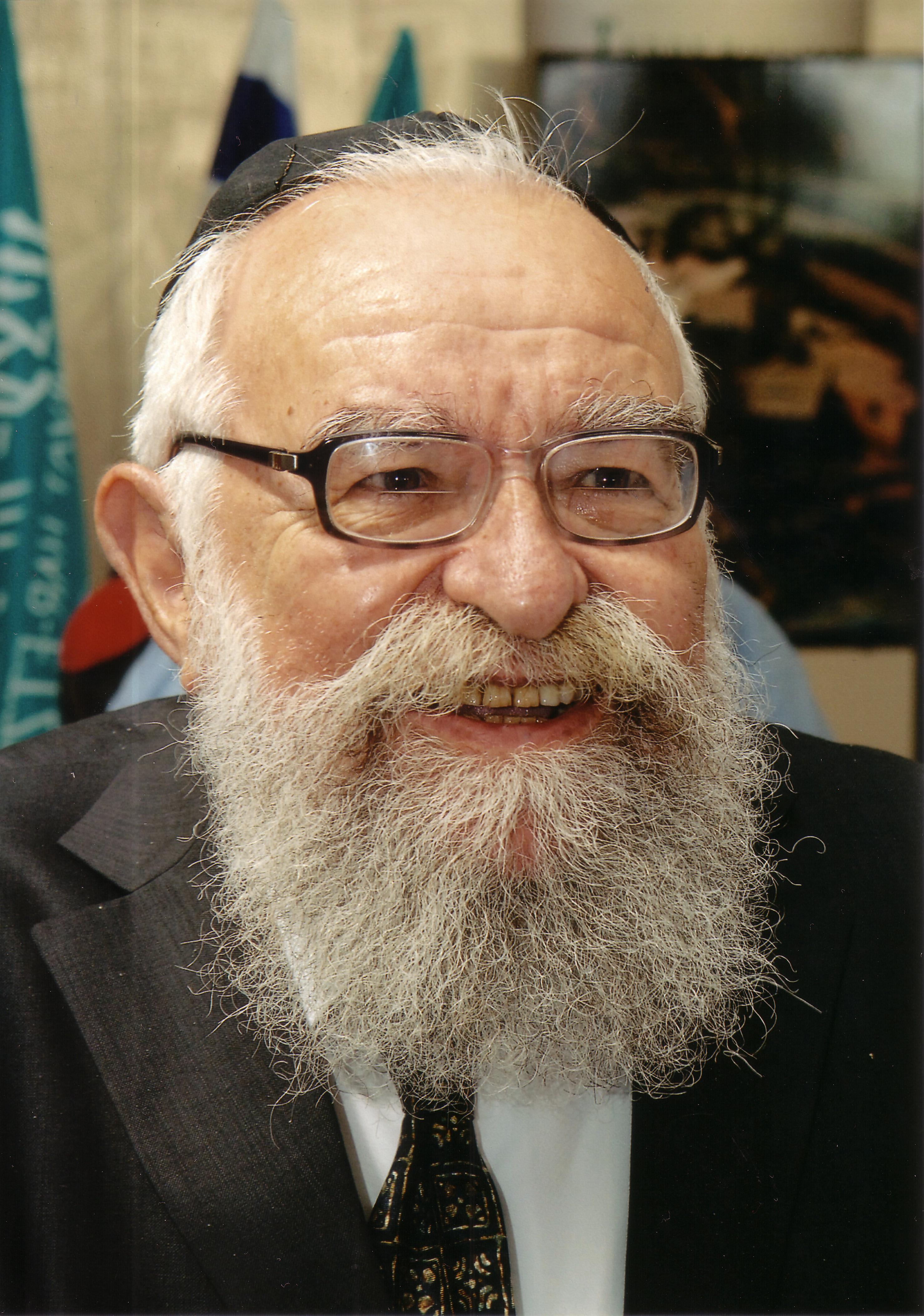 ‘Our revered Rosh Yeshiva Rav Yehuda Amital (pictured 2007) gathered us and shared his experiences from the labor camps during World War II.’ (photo credit: Wikimedia Commons)
