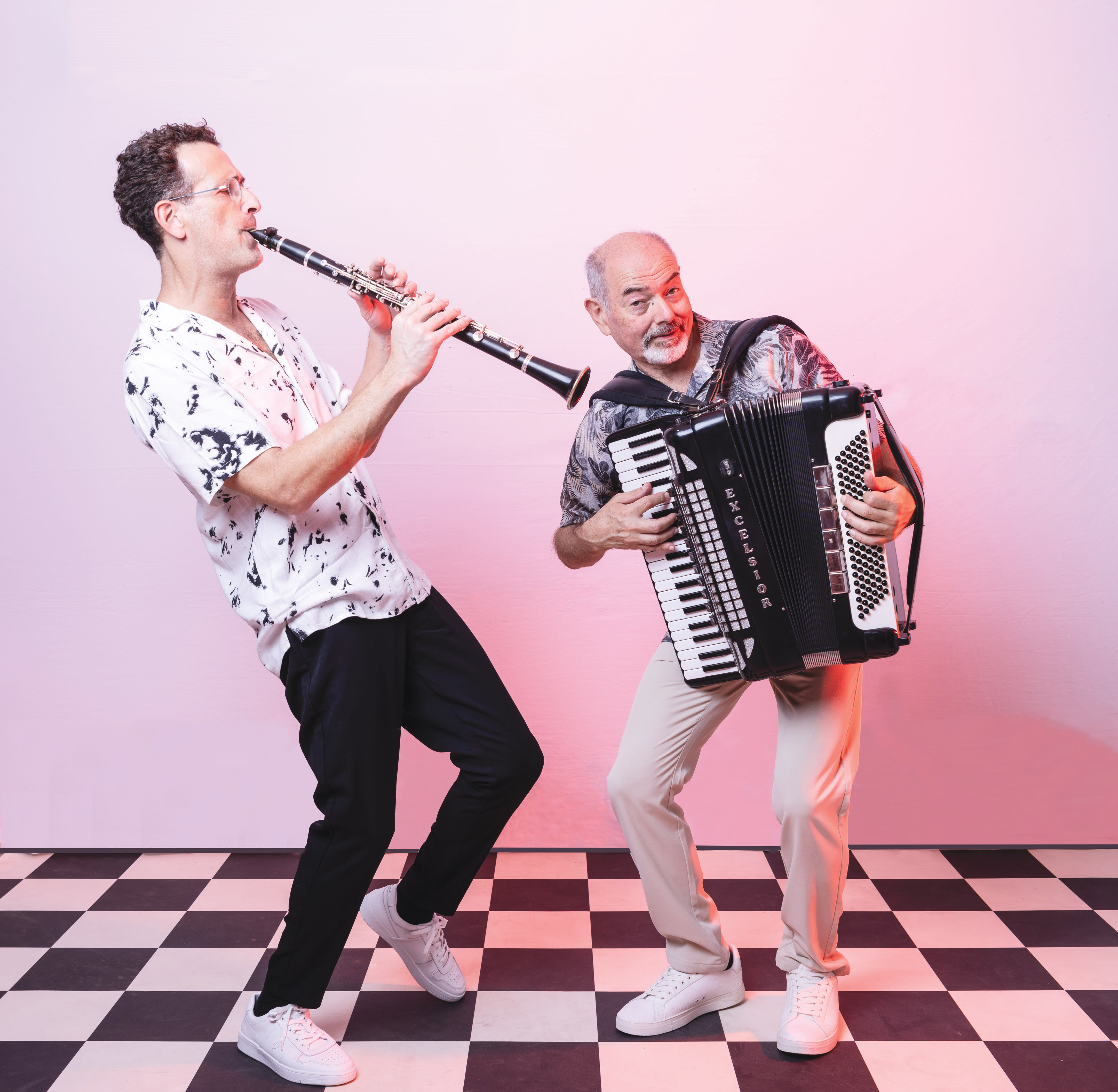 Clarinetist Gilad Harel and accordion player Ilya Magalnyk will provide the sonic backdrop to Avi Bar Eitan’s talk on a broad range of musical genres. (photo credit: Luisa Salomon)
